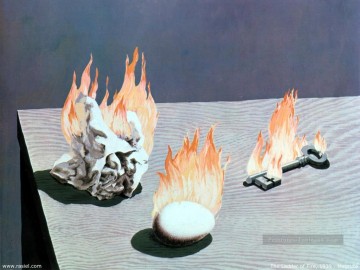 火の梯子 1939年 ルネ・マグリット Oil Paintings